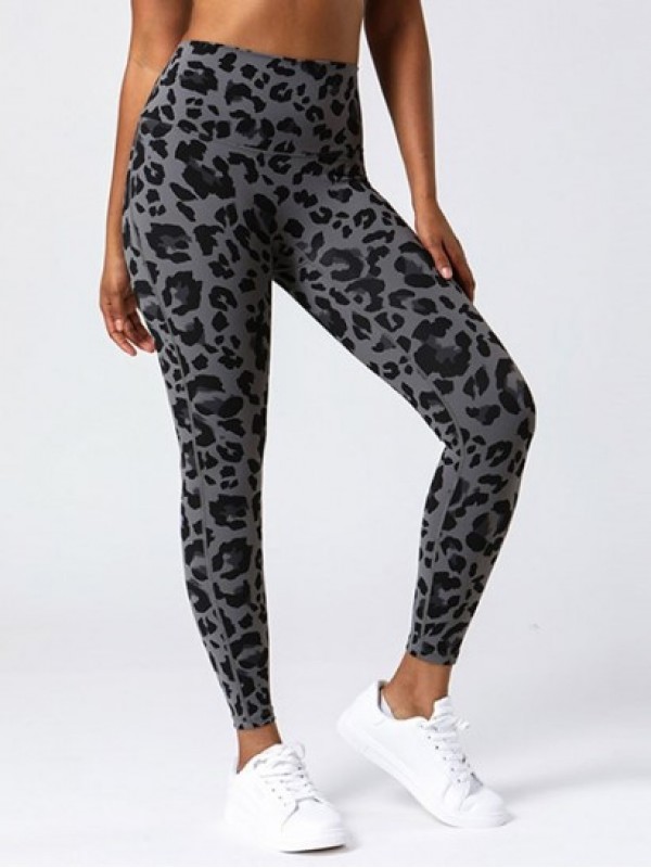 High Waist Leopard Pattern Yoga Leggings