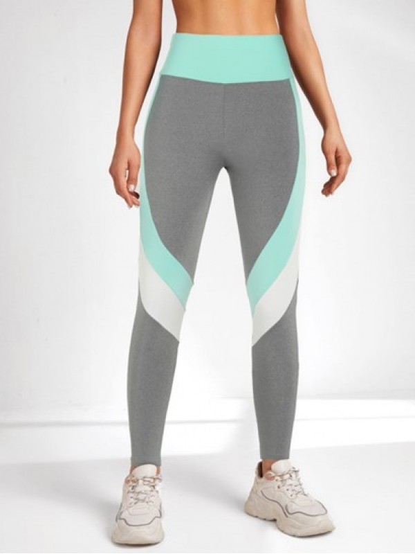 Scrunch Butt Colorblock Sports Leggings