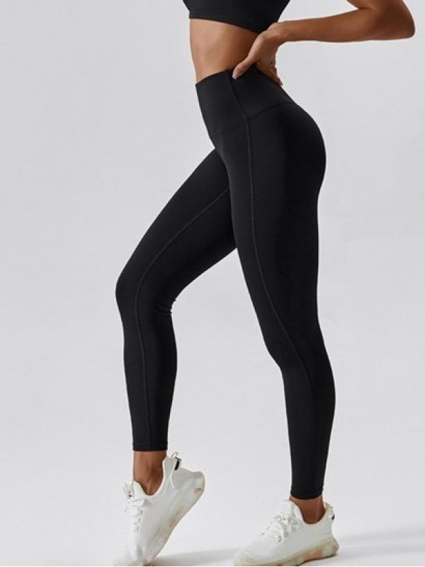 High Waisted Sports Scrunch Butt Leggings