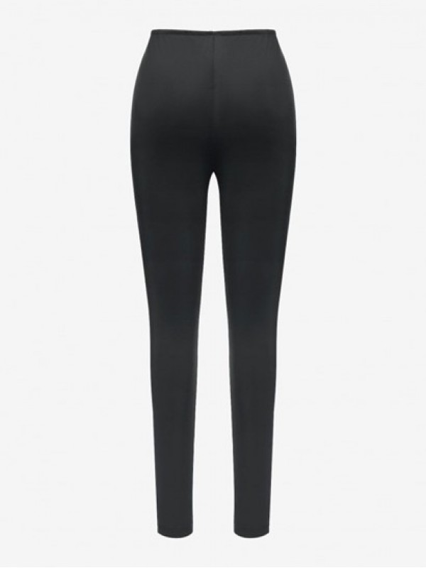 High Waisted Drawstring Tie Cut Out Ruched Leggings