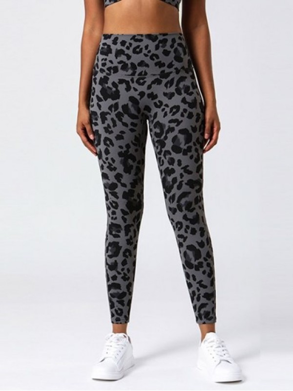 High Waist Leopard Pattern Yoga Leggings