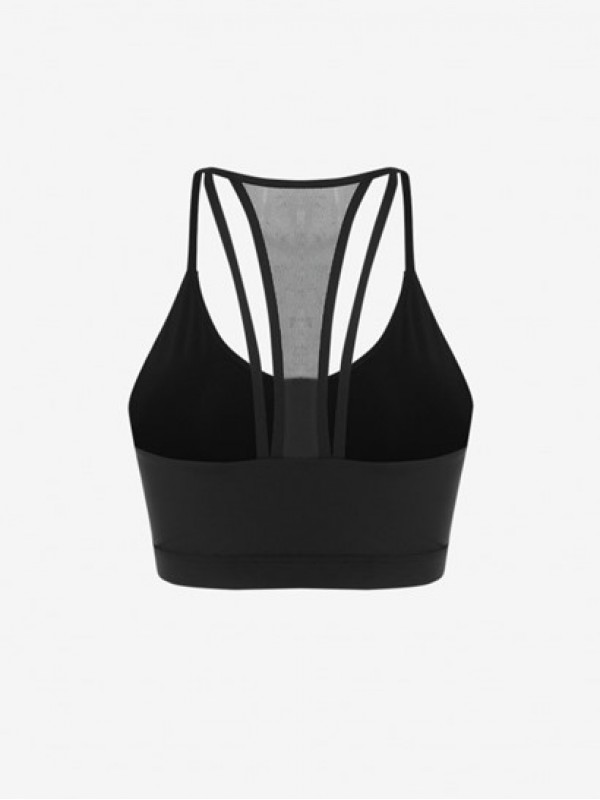 Colorblock Racerback Sleeveless Sports Top