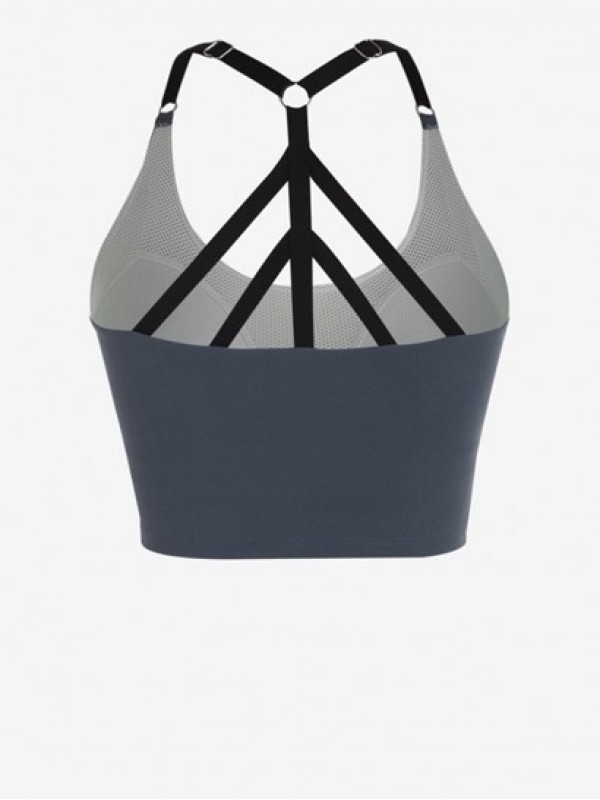 Strappy Back Longline Sports Bra