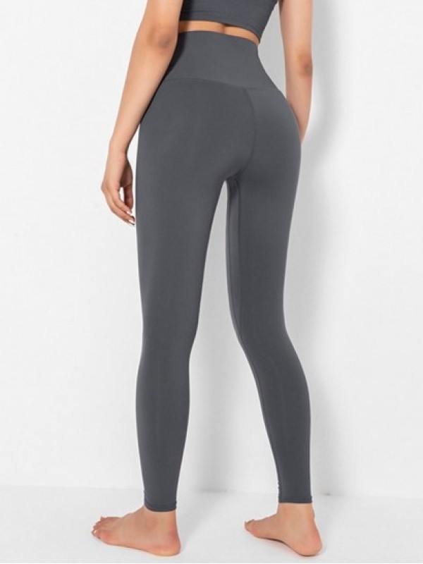 Elastic High Waisted Hips Tight  Yoga Sports Pants