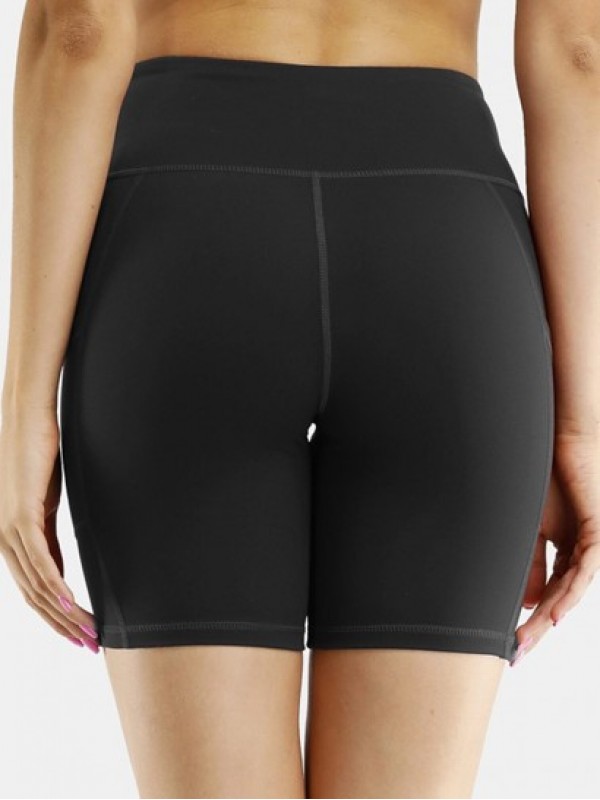 Breathable Pocket Yoga High Waist Shorts