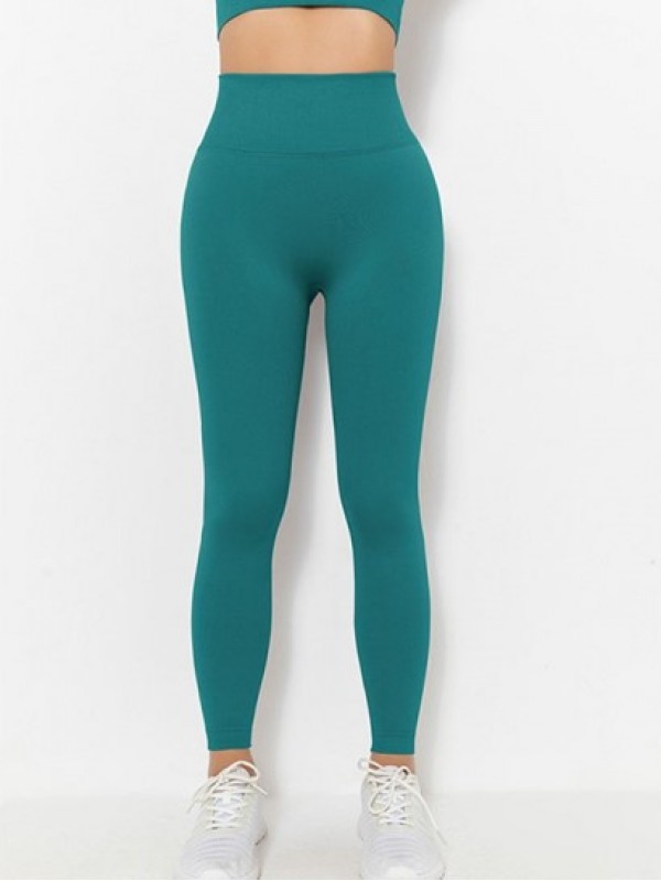 Scrunch Butt High Waist Solid Color Yoga Leggings