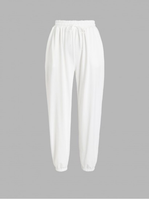 Solid Color Sports Beam Feet Pants