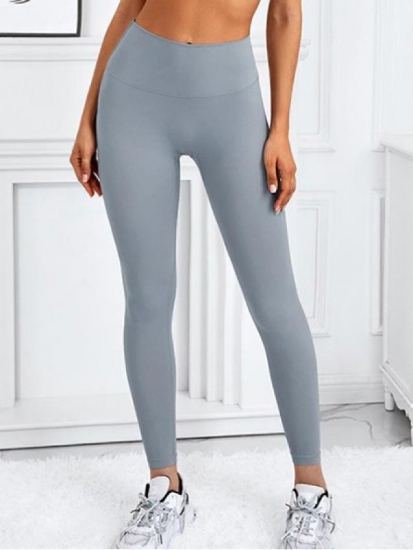 Seamless Solid Color High Rise Soft Touch Yoga Gym Leggings