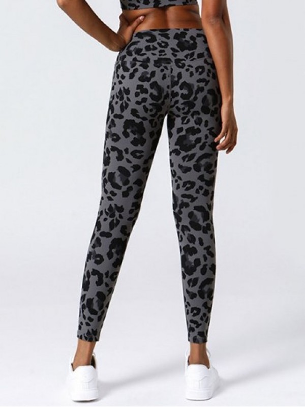 High Waist Leopard Pattern Yoga Leggings